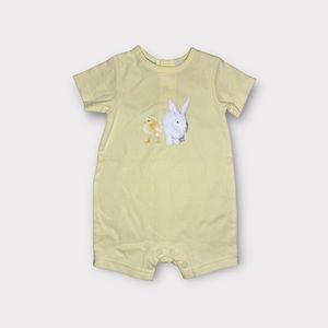 Target Easter Yellow Graphic Romper